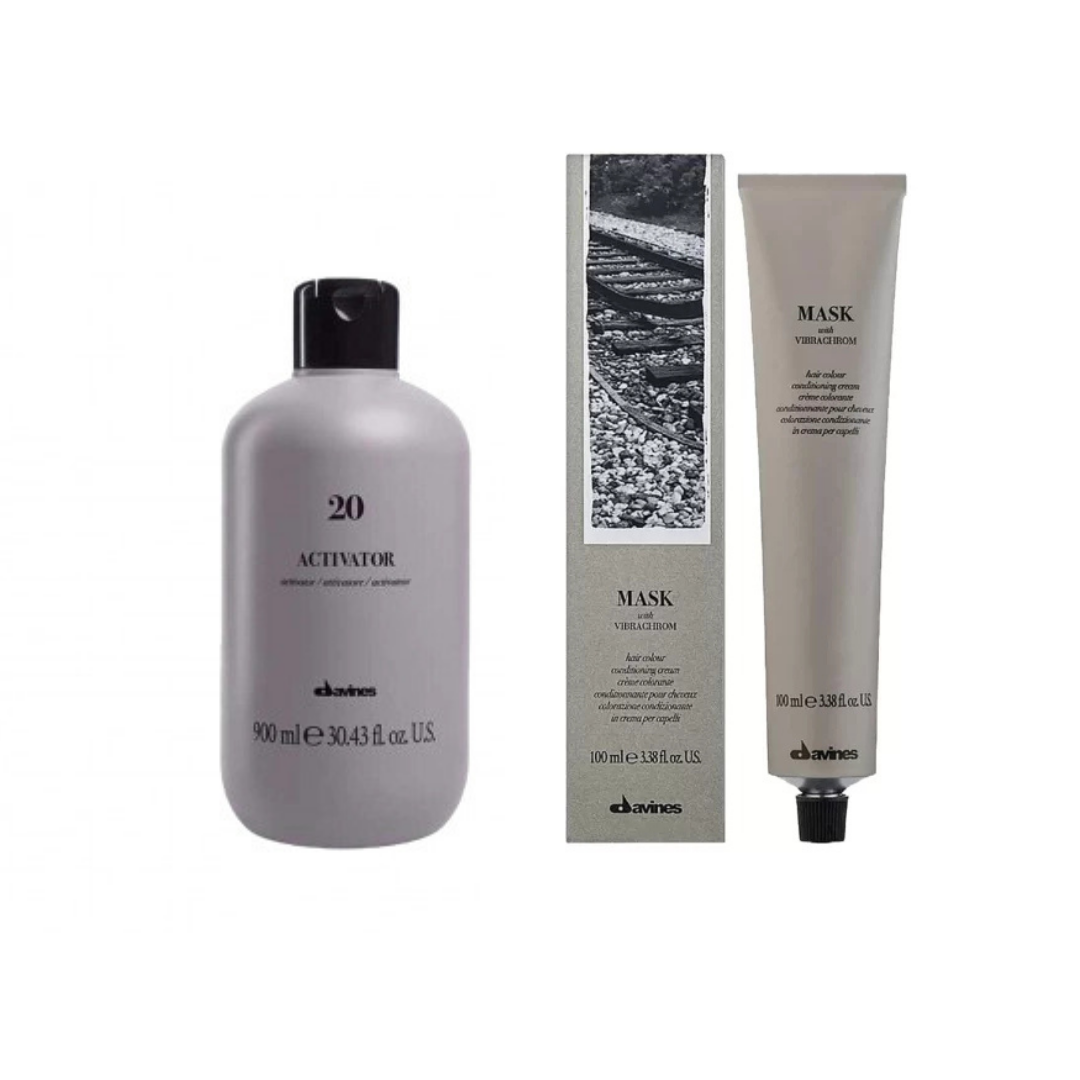 Oksidan / 9 ADET 0.12 Light ASH Davines Mask with Vibrachrom Saç Boyası