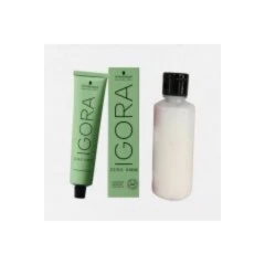 1 ADET Igora Zero Amm 6-0 Saç Boyası + Oksidan (Emülsiyon) - %100 Doğal Amonyaksız- %100 Beyaz Kapama- Ücretsiz Kargo