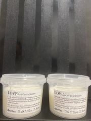 Ekonomik 2'li DAVİNES Seyahat Boy Love Curl Krem 75ml