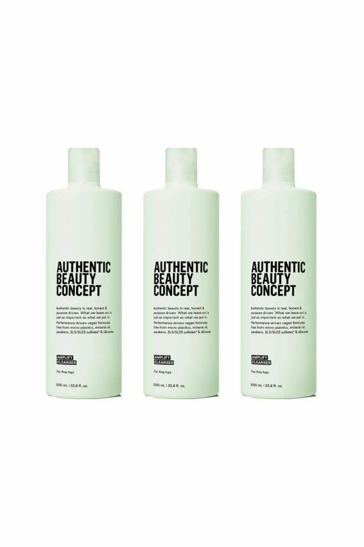 Ekonomik 3 Adet Amplify Şampuan 1000 ML-Pompa Hediyeli