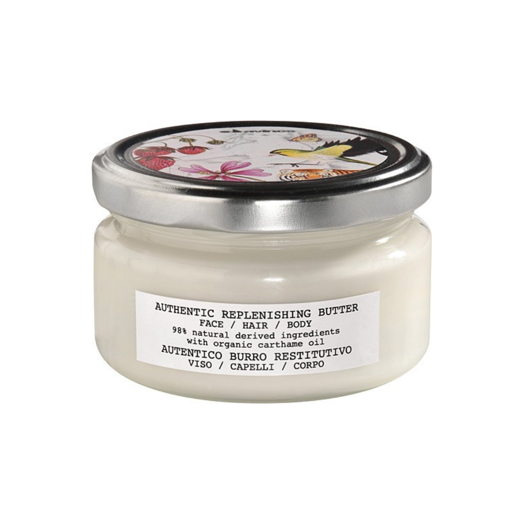 Davines Authentic Replenishing Butter Face/Hair Yeniden Yapılandırıcı Krem 200ml - %100 Orijinal- Alerjik Tüketicilere Özel Üretim
