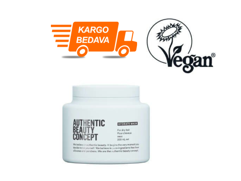 Authentic Beauty Concept Hydrate Mask 200ml - Ücretsiz Kargo - %100 Saf- Orijinal- Alerjik Tüketicilere Özel Üretim