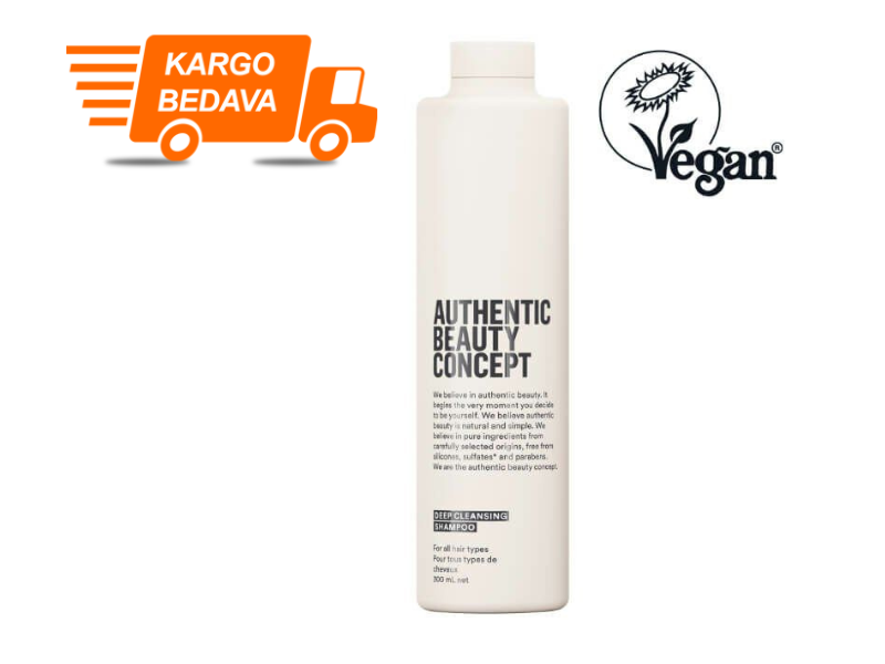 Authentic Beauty Concept Deep Cleansing Shampoo 300ml - Ücretsiz Kargo - %100 Saf- Orijinal- Alerjik Tüketicilere Özel Üretim