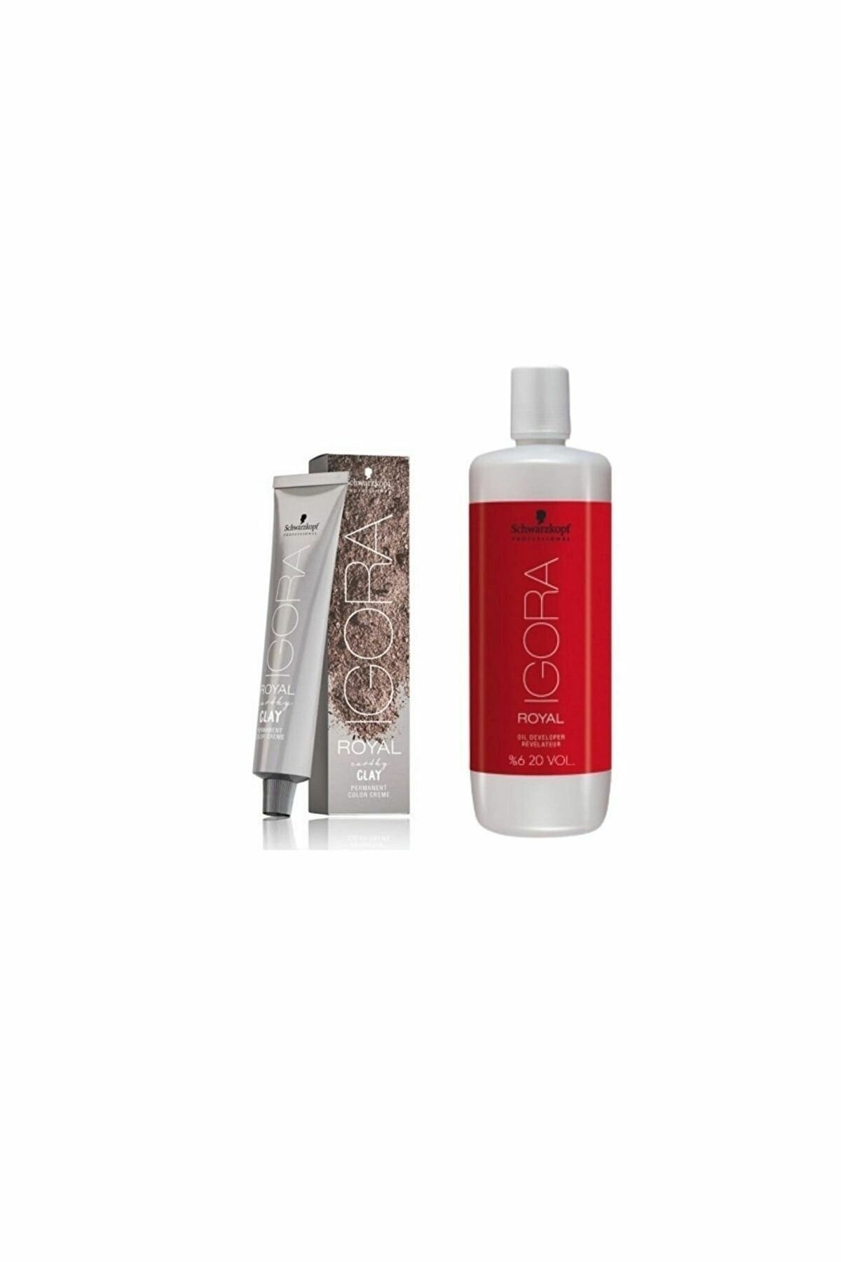 4 Adet Igora Royal Raw Essentials 7-21 Kumral Küllü Sandre Saç Boyası + 1l Oksidan (güncel)