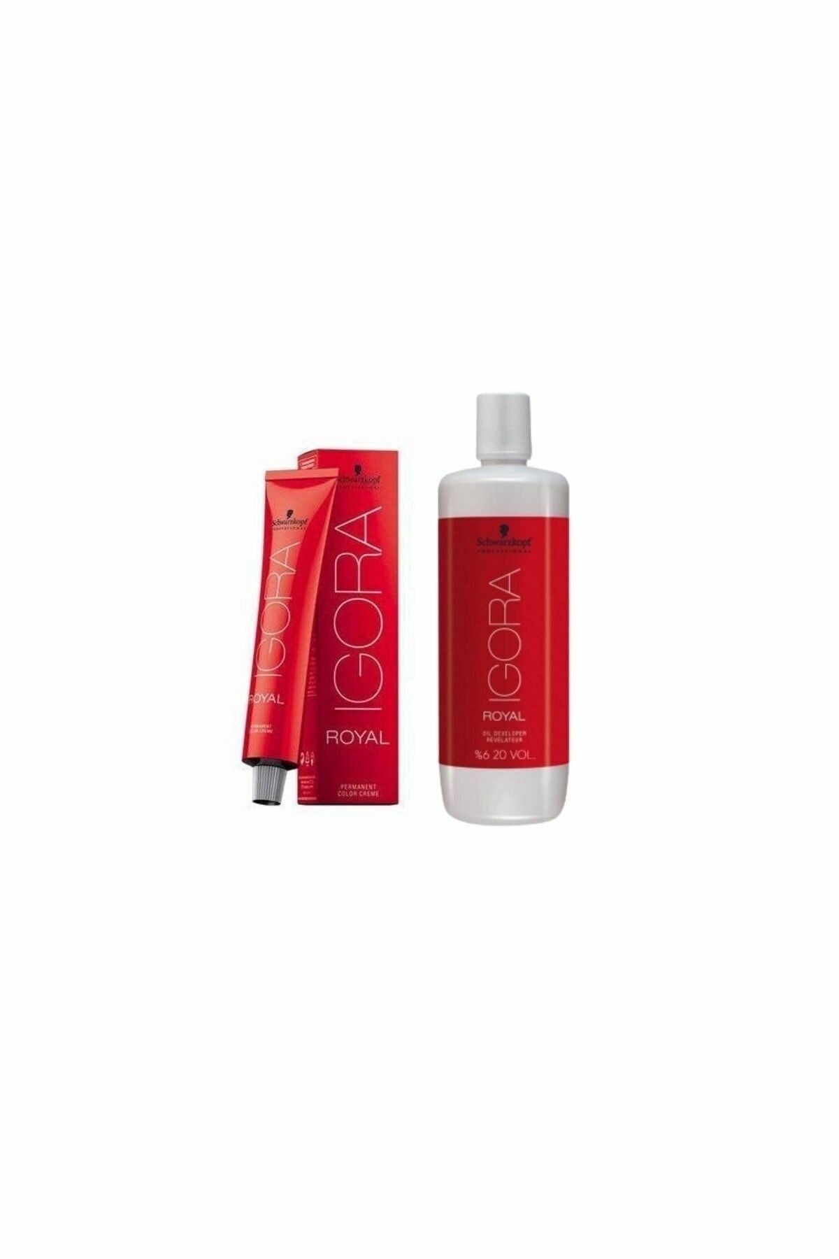 5 Adet Igora Royal 4-65 Kahve-çikolata Altın Saç Boyası + 1l Oksidan (orijinal Ürün)