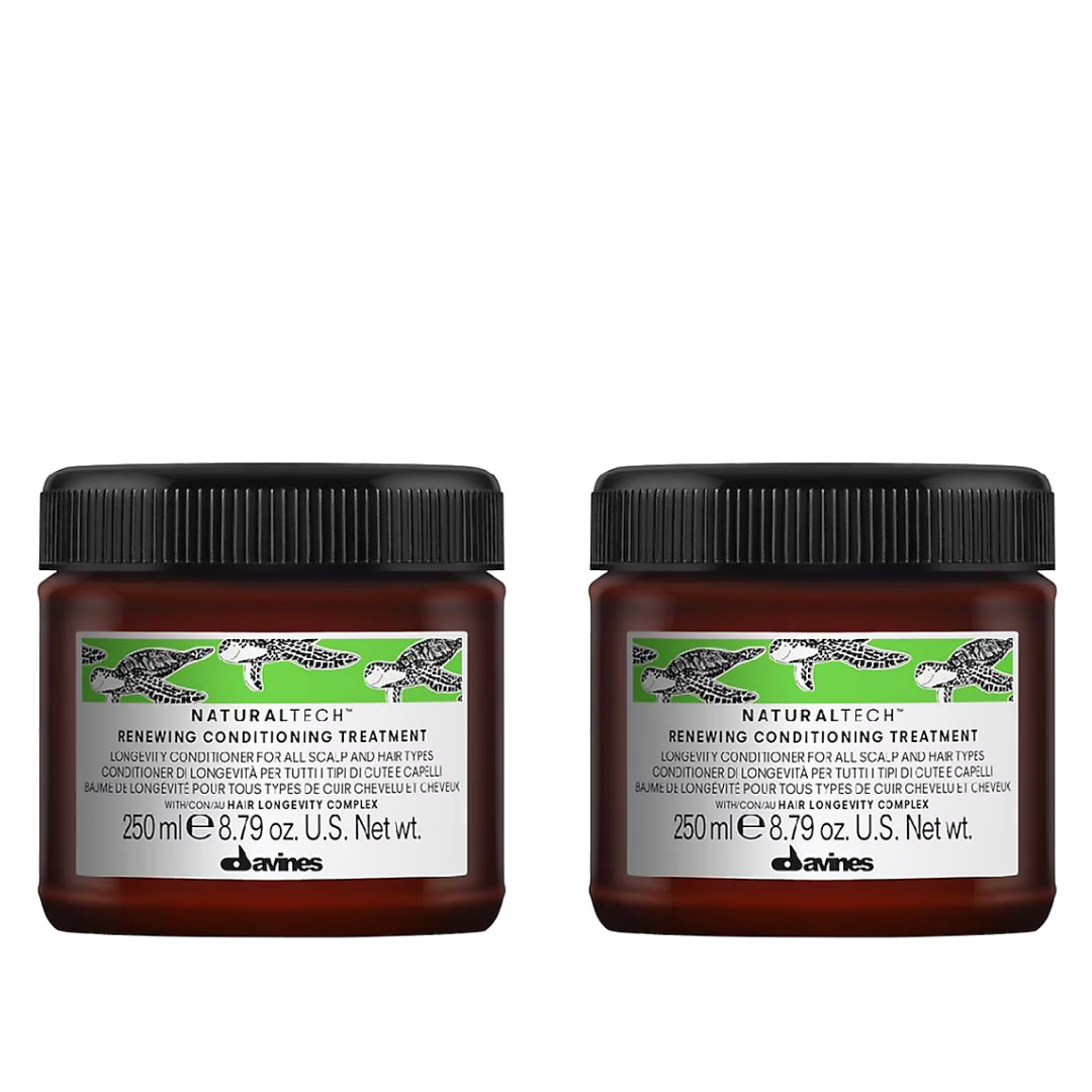 Ekonomik İkili Davines NaturalTech Renewing Yenileyici Saç Kremi 250 ML - %100 Orijinal %100 Doğal