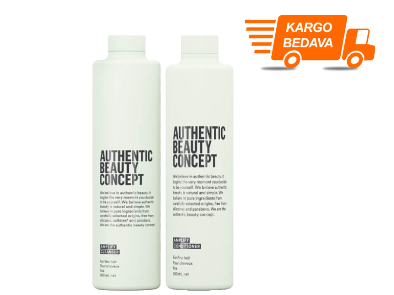Authentic Beauty Concept AMPLIFY İnce Telli Saçlar İçin Bakım Seti 2 - Ücretsiz Kargo - %100 Orijinal- %100 Saf- Alerjik Tüketicilere Özel Üretim