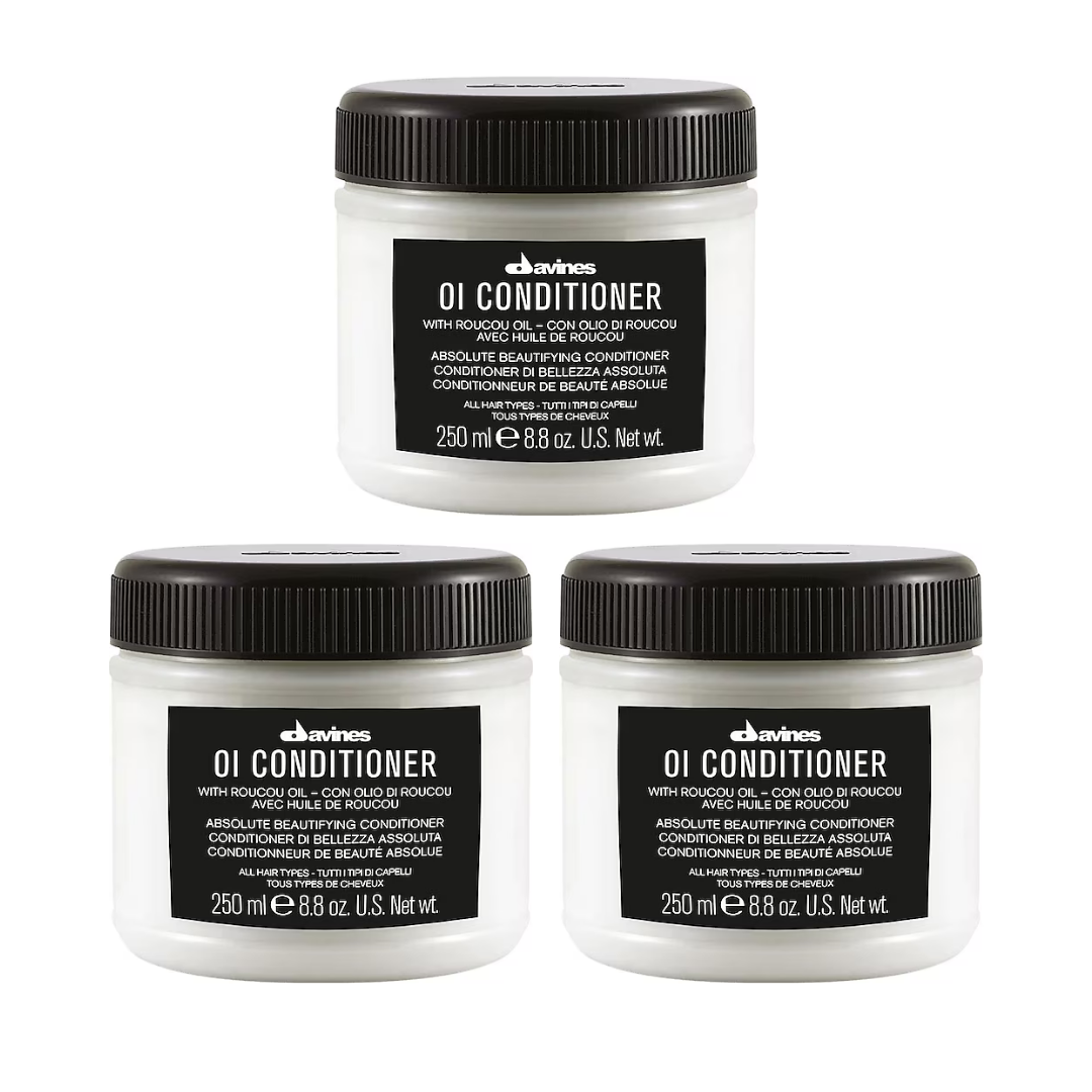 Ekonomik Üçlü Davines OI Tüm Saç Tipleri için Bakım Kremi 250ml - %100 Orijinal %100 Doğal