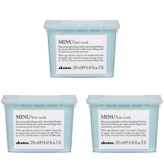 Ekonomik Üçlü Davines Minu Boyalı Saç Maskesi 250ml - %100 Orijinal %100 Doğal