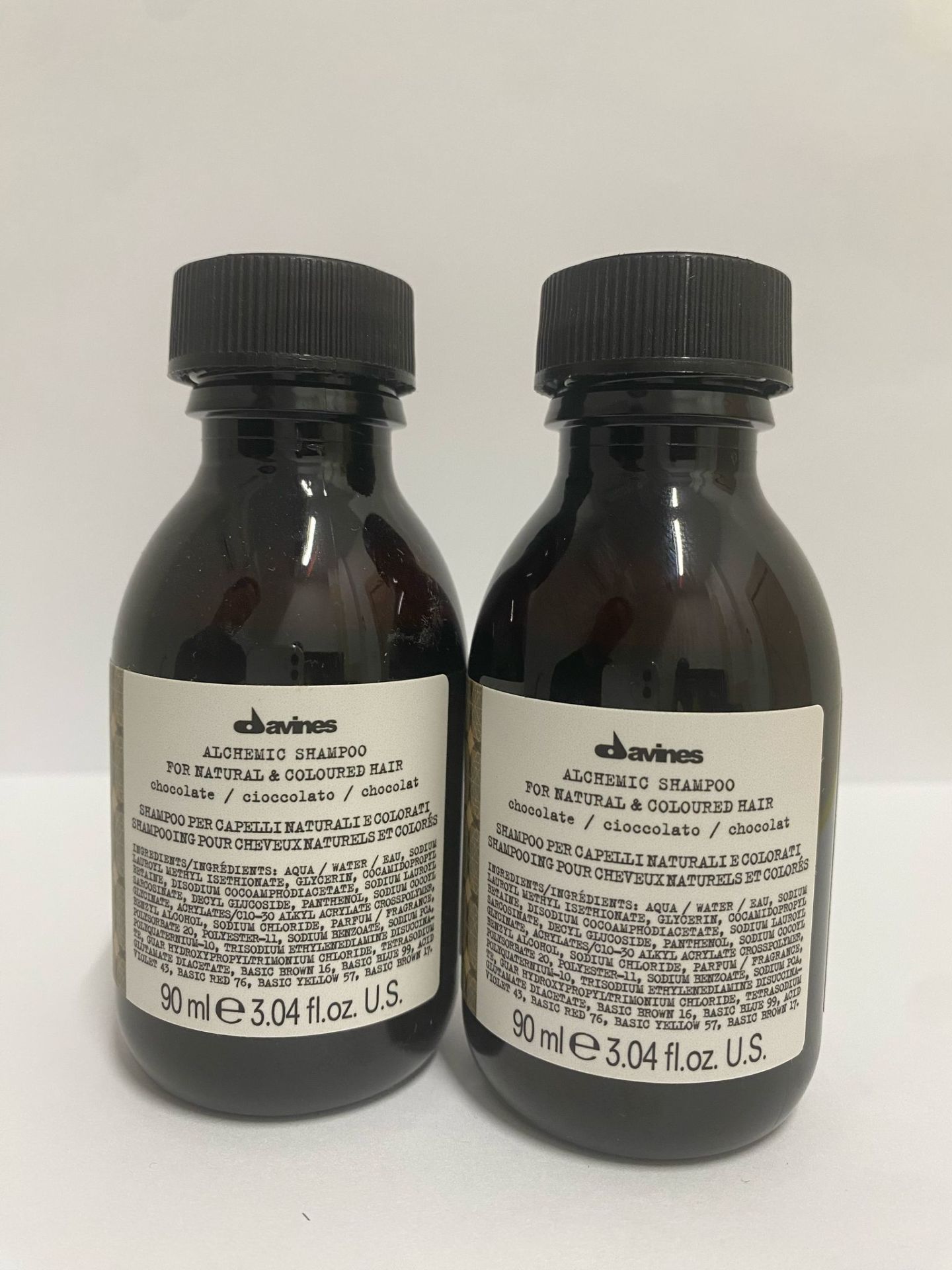 Ekonomik 2'li DAVİNES Seyahat Boy Alchemic Chocolate Şampuan 90 ML