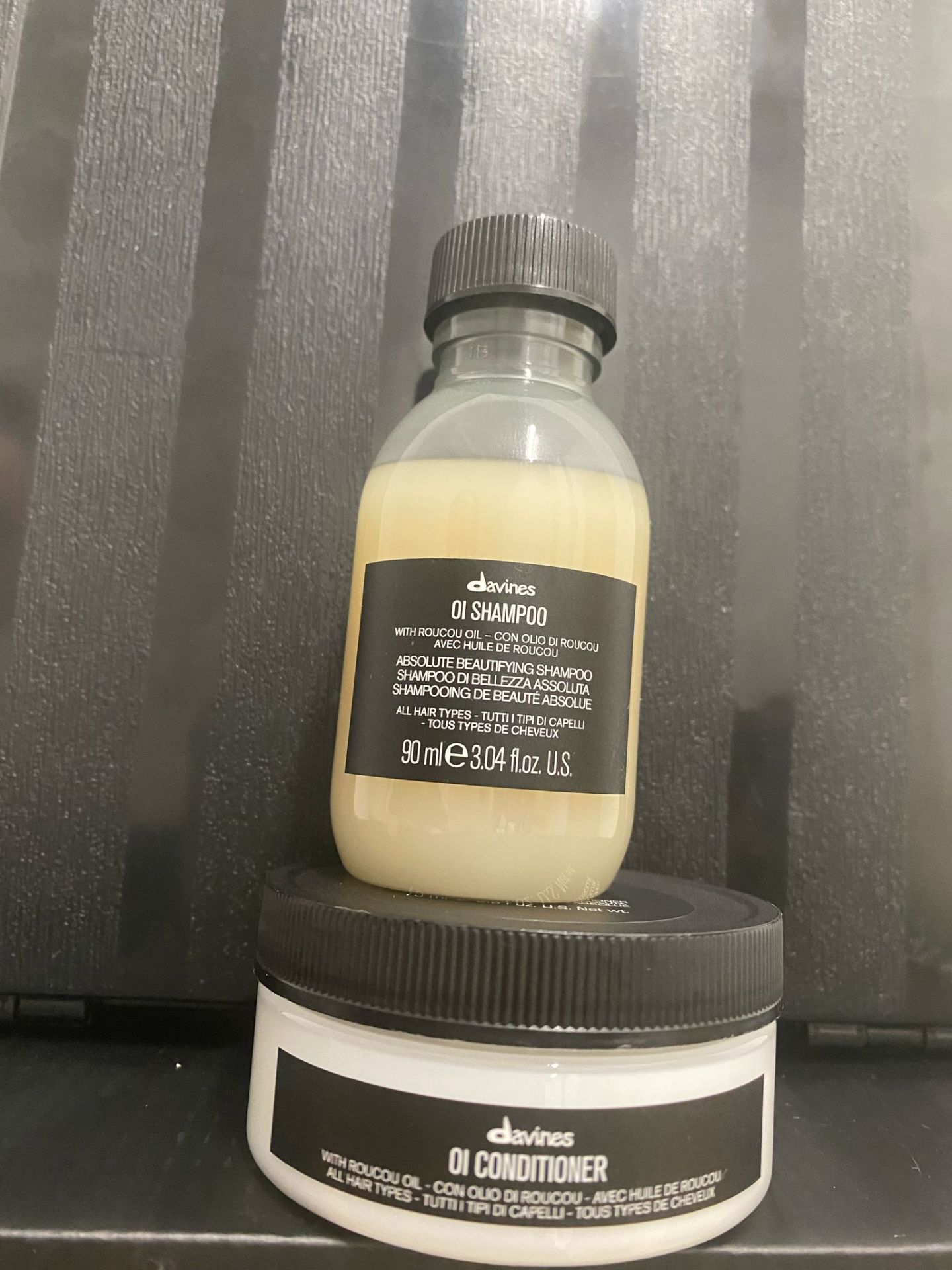 Ekonomik 2'li DAVİNES Seyahat Boy OI Şampuan Krem Seti