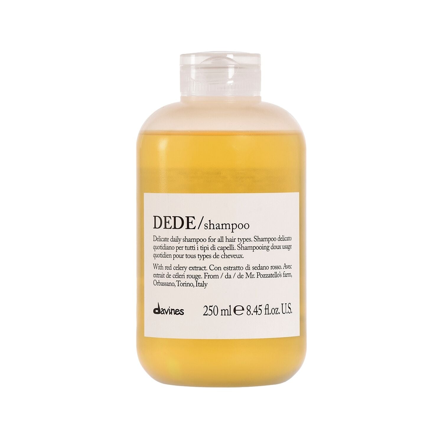 EKONOMİK 5'Lİ Davines DEDE Shampoo - Günlük Kullanım İçin Hassas Temizleme Şampuanı 250 Ml.