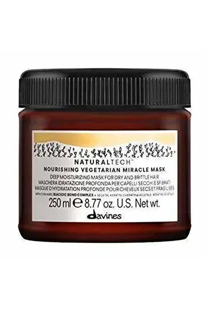 EKONOMİK 10'LU Davines Nourishing Vegetarian Miracle Mask - Yıpranmış Ve Kuru Saçlar Için Besleyici Sac Maskesi 250 ml