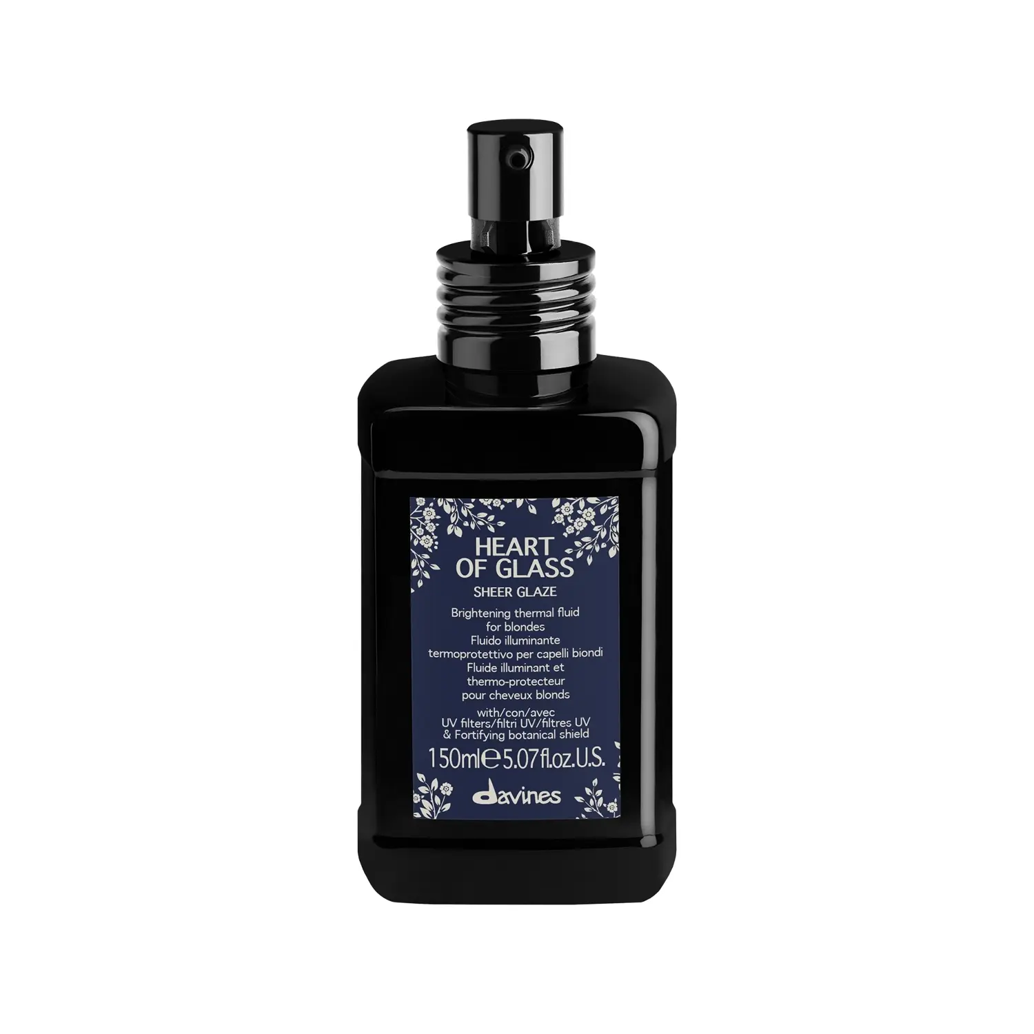 EKONOMİK 5'Lİ Davines Heart of Glass /Sheer Glaze Sarı Saçlar için Parlatıcı Termal Sprey - 150 ml