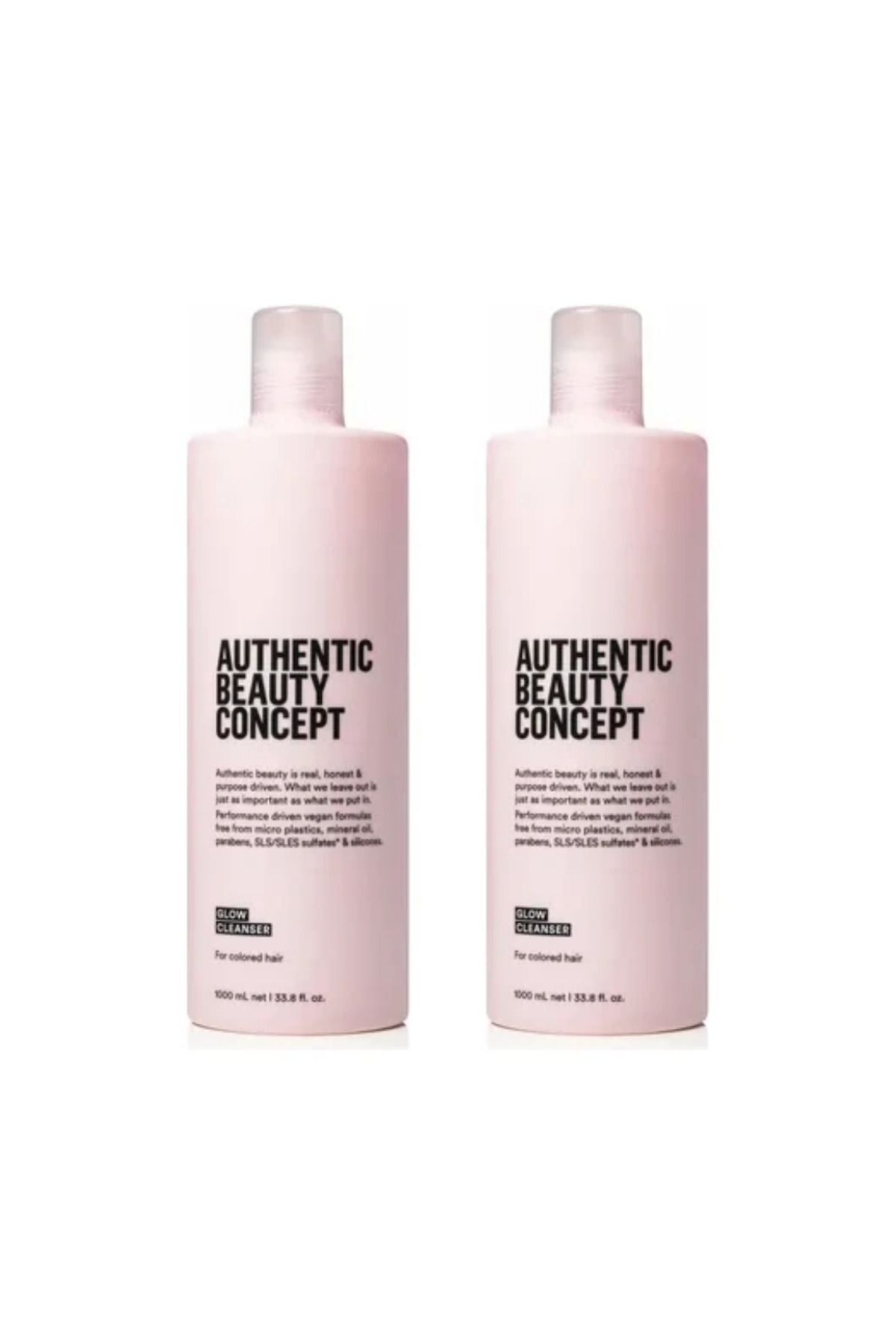 Ekonomik 2 Adet Glow Şampuan 1000 ML-Pompa Hediyeli