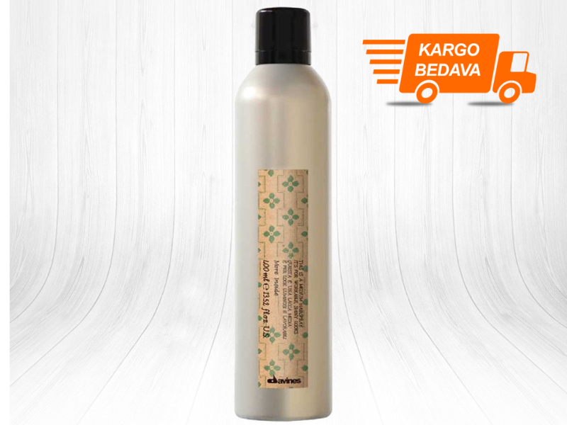 Davines Medium Hold Orta Tutucu Saç Spreyi 400ml - Ücretsiz Kargo - %100 Orijinal