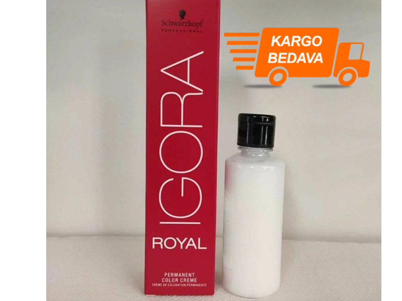 Igora Royal 6-12 Koyu Kumral-Sandre Küllü Saç Boyası + Oksidan (Emülsiyon)