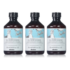 Ekonomik Üçlü Davines Well Being Hassas Baş Derisi için Nemlendirici Şampuan 250ml - %100 Orijinal %100 Doğal