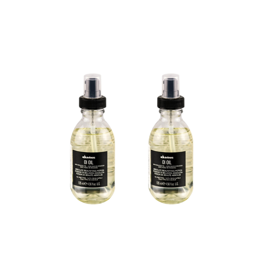 Ekonomik İkili Davines OI/OIL Tüm Saç Tipleri için Bakım İksiri 135ml - %100 Orijinal %100 Doğal
