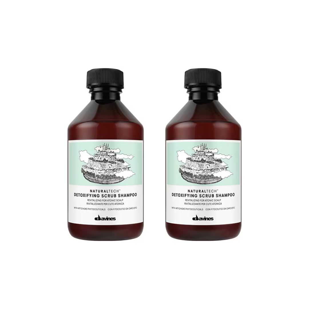 Ekonomik İkili Davines Detoxifying Scrub Arındırıcı Şampuan 250ml - %100 Orijinal %100 Doğal