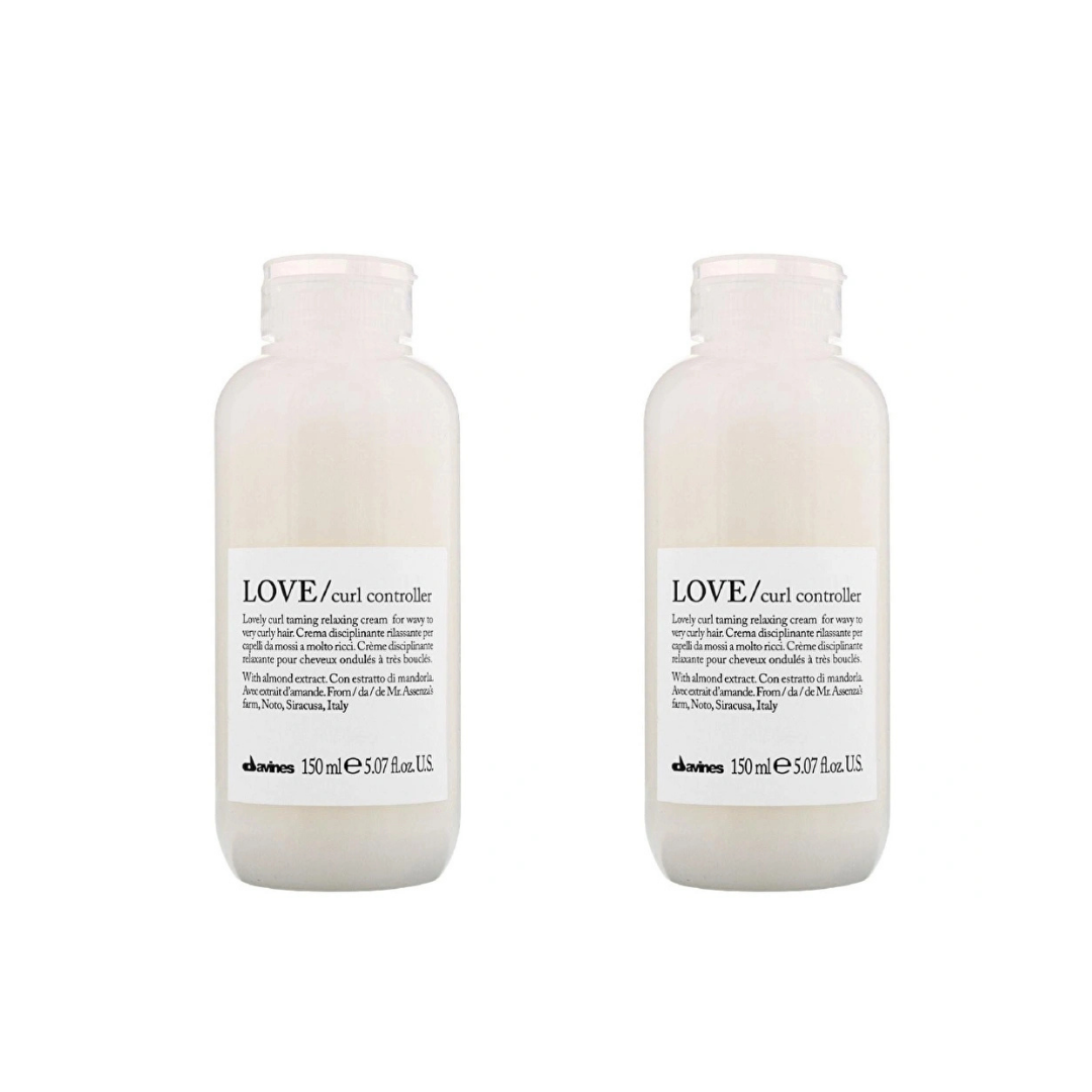 Ekonomik İkili Davines Love Curl Controller Durulanmayan Esnek Bukle Belirginleştirici Saç Kremi 150ml - %100 Orijinal %100 Doğal