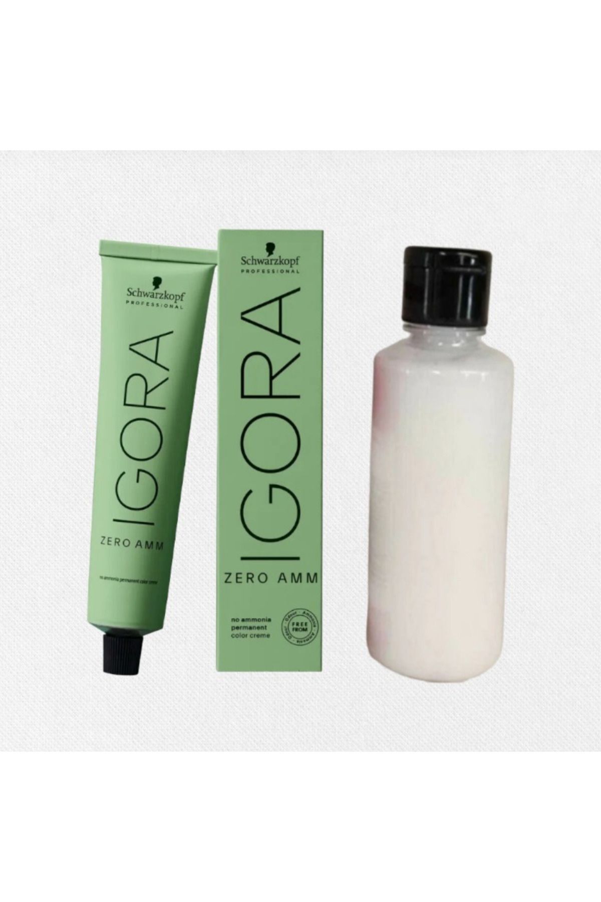 Igora Zero Amm 9-42 Saç Boyası + Oksidan(Emülsiyon)-  %100 Doğal Amonyaksız- %100 Beyaz Kapama- Ücretsiz Kargo