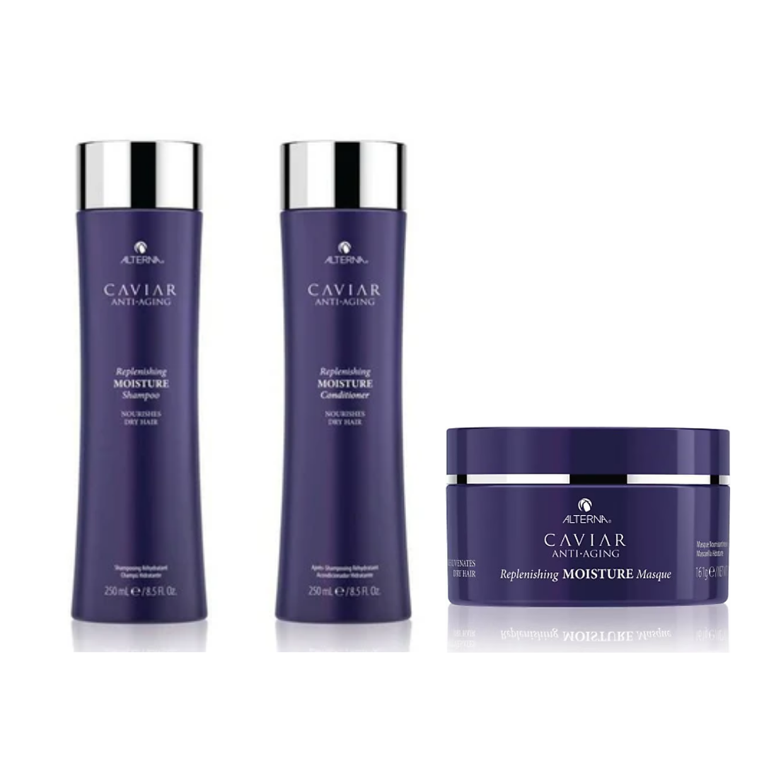 Alterna Caviar Replenishing Moisture Avantajlı 3'lü Saç Bakım Seti 4- %100 Orijinal