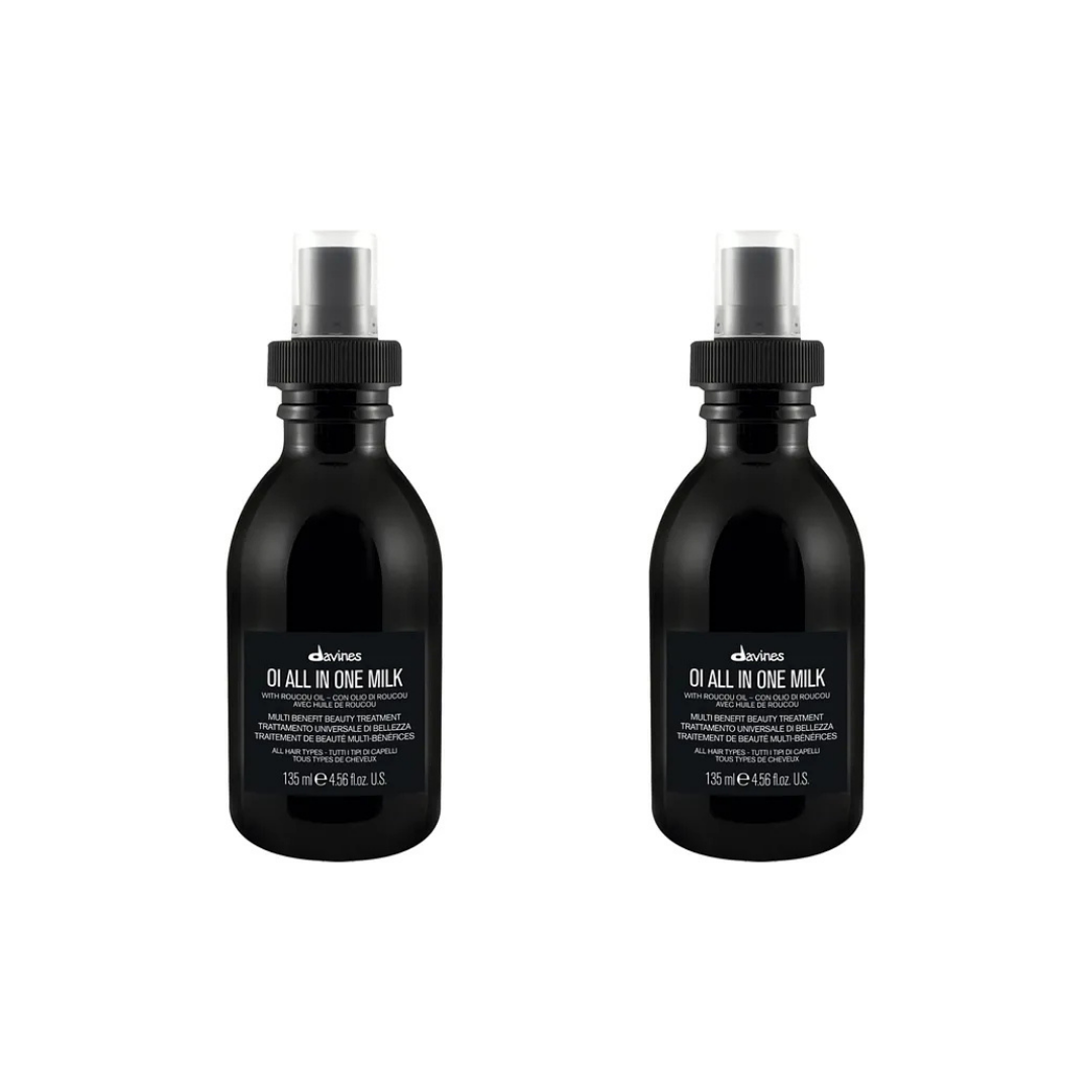Ekonomik İkili Davines OI/OIL All In One Milk Tüm Saç Tipleri için Bakım Sütü 135ml - %100 Orijinal %100 Doğal